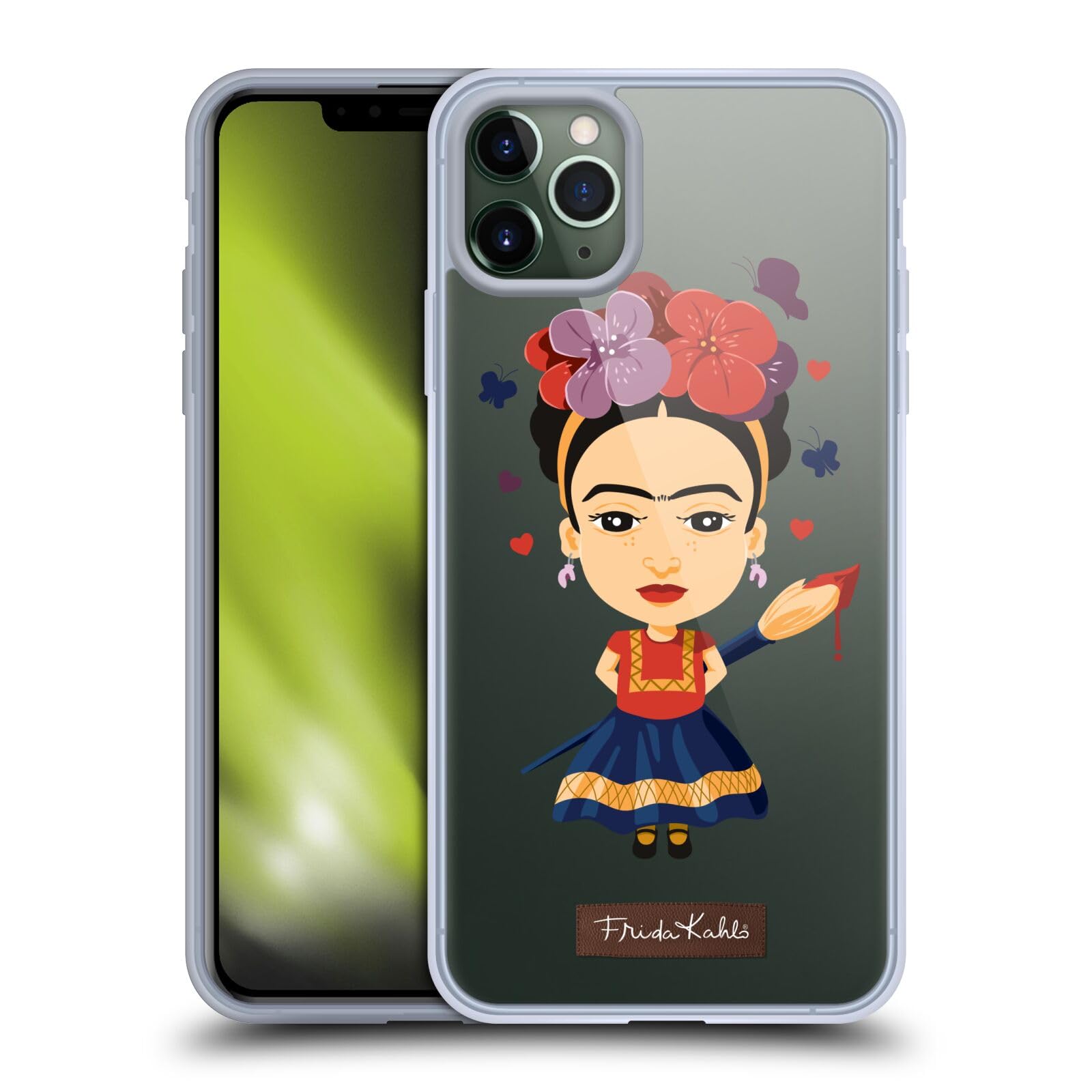 Official Frida Kahlo iPhone 11 Pro Max Case - Licensed Soft Gel Phone Cover for Apple iPhone 11 Pro Max - Perfect for Art Lovers, Unique Gift & Daily Protection