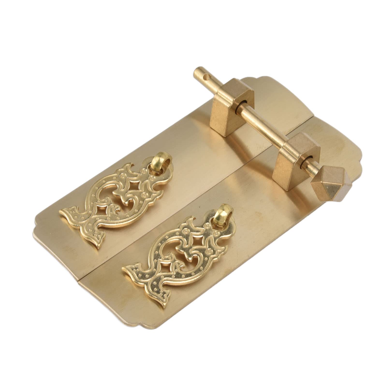 Vintage Brass Cabinet Door Pull Handle - Rust Proof & Elegant Hardware for Kitchen, Bathroom & Furniture (Brass Color) | Perfect for Home Renovation & DIY Projects