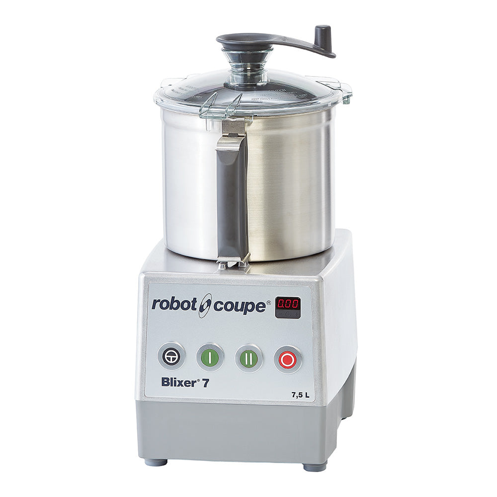 Robot Coupe BLIXER7 Two Speed 8 Qt Commercial Food Processor - 3 HP 208-240V Heavy Duty for Restaurant & Catering - Perfect for Chopping, Mixing & Pureeing Large Batches