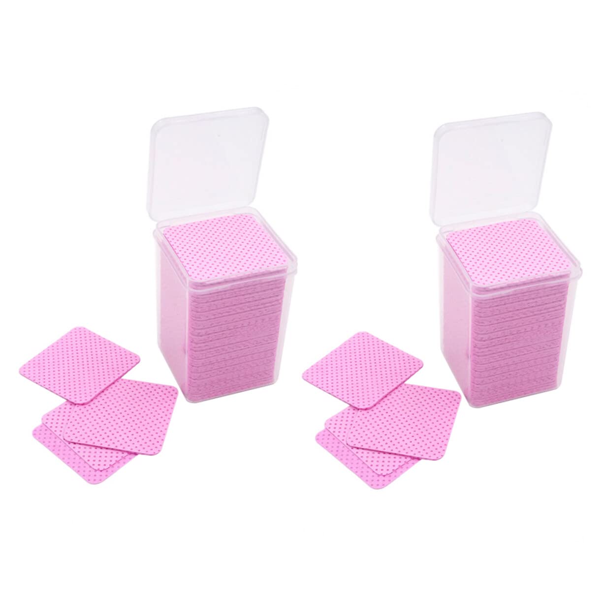 BIUDECO 400pcs Nail Polish Remover Pads - Disposable Wipes for Nail Art & Manicure