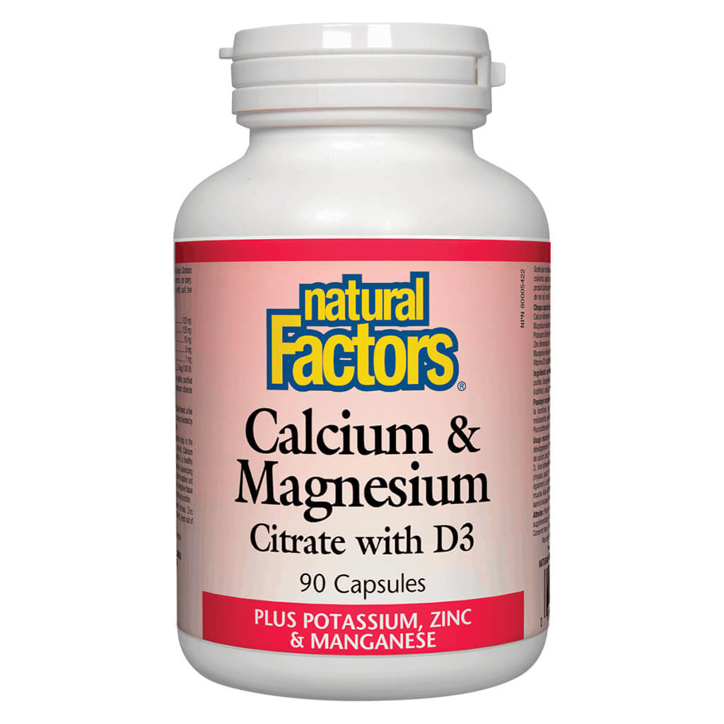 Premium Calcium Magnesium Citrate with Vitamin D3 Supplement - Supports Bone Health, Muscle Function & Immune System - Ideal for Adults & Seniors - Use for Daily Wellness, Fitness Recovery & Stronger Bones