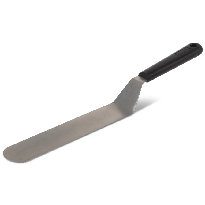 Premium Offset Flexible Spatula - Stainless Steel Blade with Heat-Resistant Silicone Head - Perfect for Baking, Cooking, Grilling & Cake Decorating