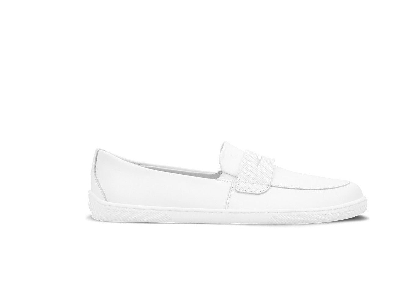 Barefoot Moccasins for Men & Women | Be Lenka Buena All White Minimalist Shoes | Comfortable House Slippers for Indoor & Outdoor Use