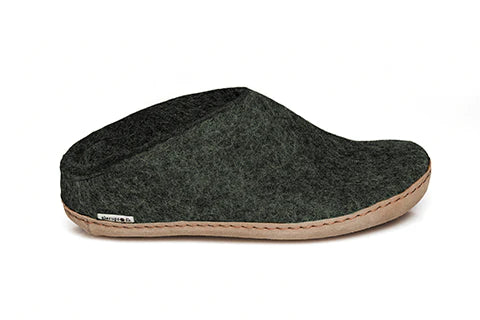 Glerups Wool Felt Slip-On Slippers for Men & Women - Comfortable Indoor/Outdoor House Shoes for Cozy Home & Office Wear