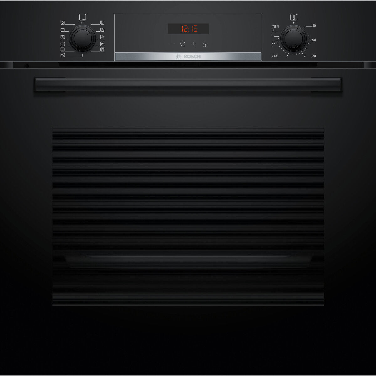 Bosch 60cm Series 4 Pyrolytic Self-Cleaning Black Built-In Oven HBA574EB3A - Perfect for Modern Kitchens & Professional Baking
