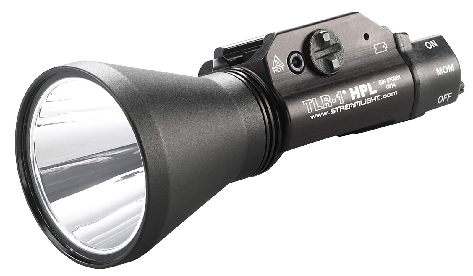 Streamlight 69216 TLR-1 HPL 1000-Lumen Tactical Flashlight - High Power Rail-Mounted Gun Light with Remote Switch for Pistols & Rifles | Perfect for Home Defense, Hunting & Law Enforcement Use
