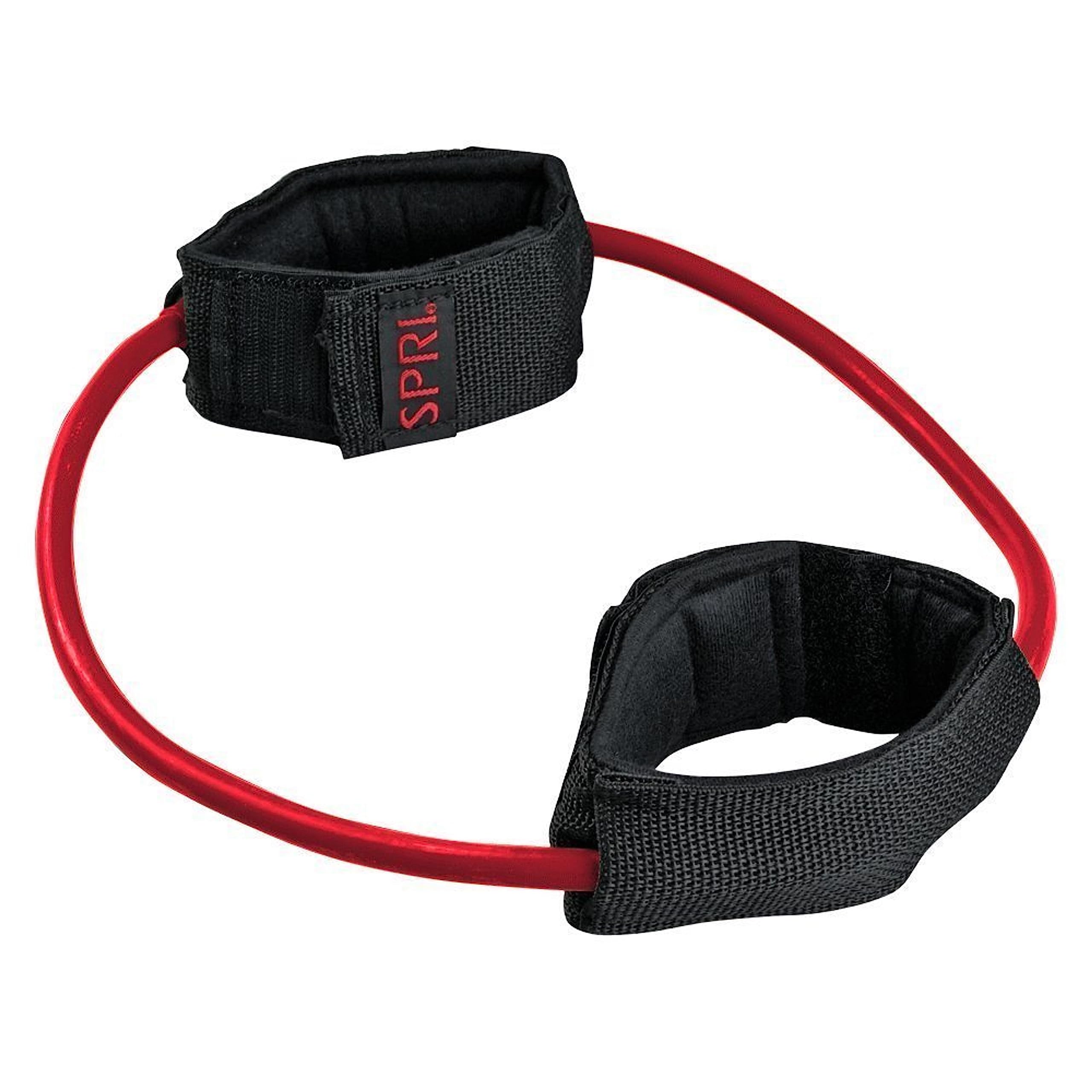 SPRI Xercuff Leg Resistance Band with Non-Slip Padded Ankle Cuffs - Adjustable Exercise Cord for Strength Training, Physical Therapy & Home Gym Workouts (Bands Sold Separately) - Perfect for Pilates, Yoga & Rehabilitation Exercises