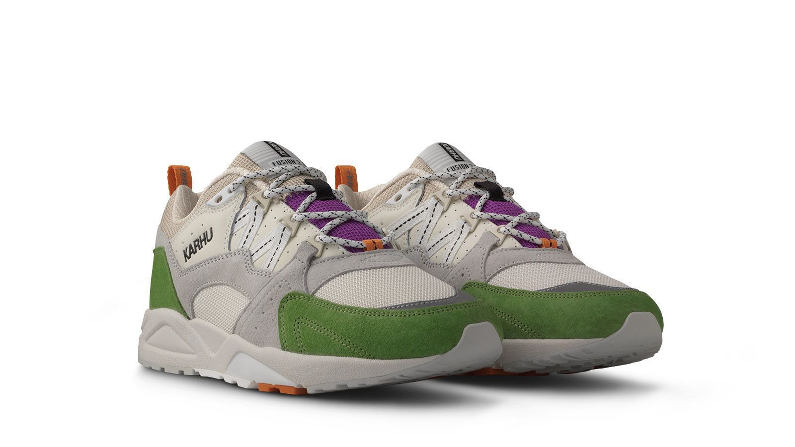 Fusion 2.0 Flow State Pack 2 - Piquant Green & Bright White Running Shoes | Lightweight Athletic Sneakers for Men & Women | Perfect for Gym Workouts, Jogging & Outdoor Activities