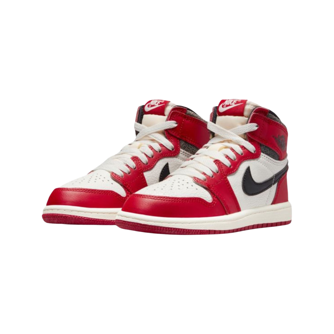 Air Jordan 1 High Retro PS Lost and Found Sneakers - Varsity Red, Black & Sail Colorway | Basketball Shoes for Men & Women | Perfect for Streetwear & Casual Outfits