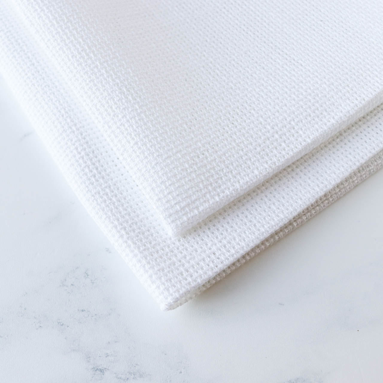 Premium 10-Pack Tula Cross Stitch Fabric - White Aida Cloth for Embroidery Projects, DIY Crafts, and Home Decor