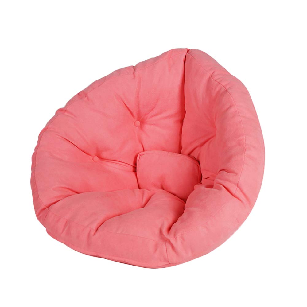 Adjustable Floor Chair Sofa - Reclining Wrapped Body Single Futon for Sitting or Lying (Pink, 90x70cm) | Perfect for Bay Window, Bedroom, Living Room & Meditation Space