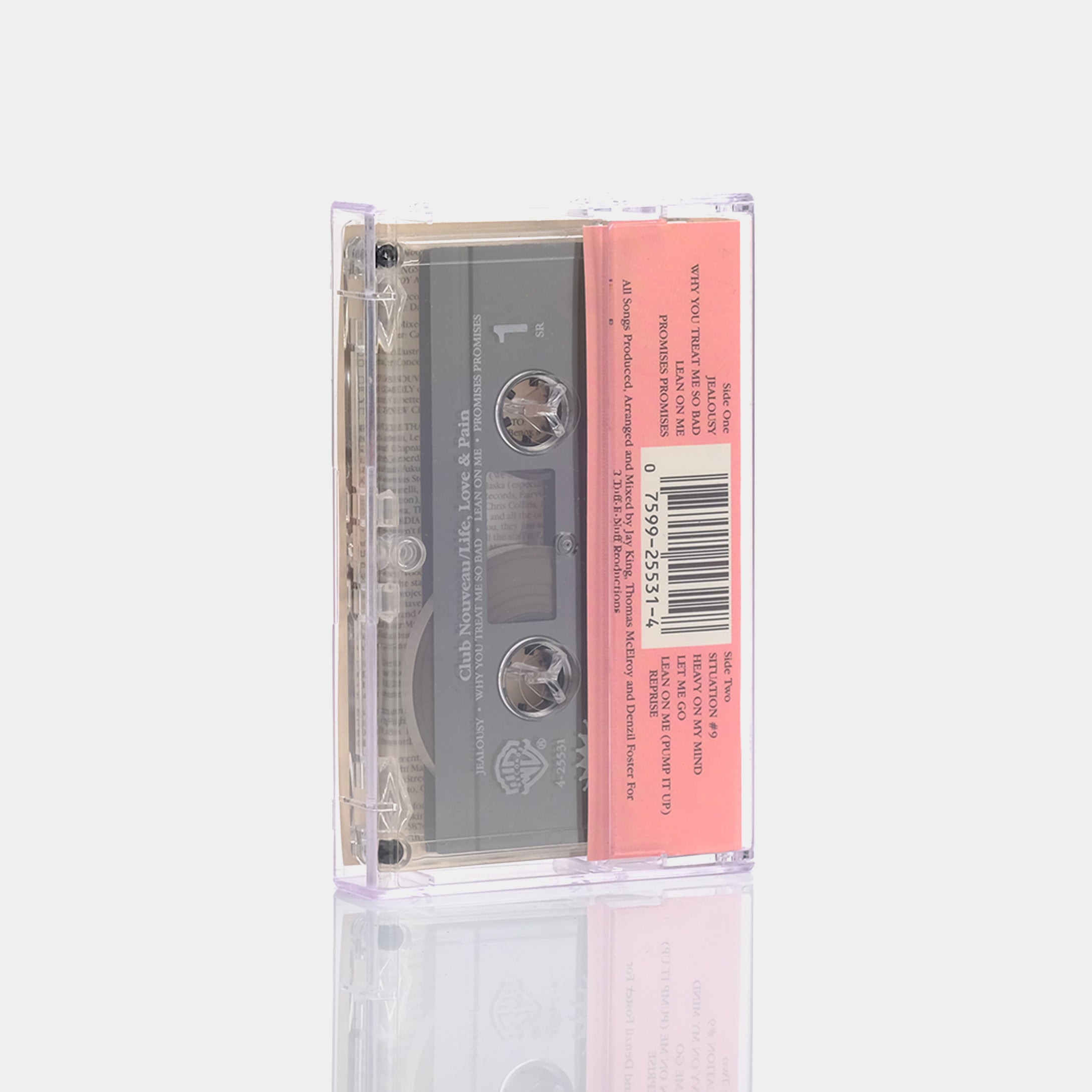 Club Nouveau - Live, Love & Pain Cassette Tape | 80s R&B Music | Vintage Audio Collectible | Perfect for Cassette Players & Retro Music Lovers