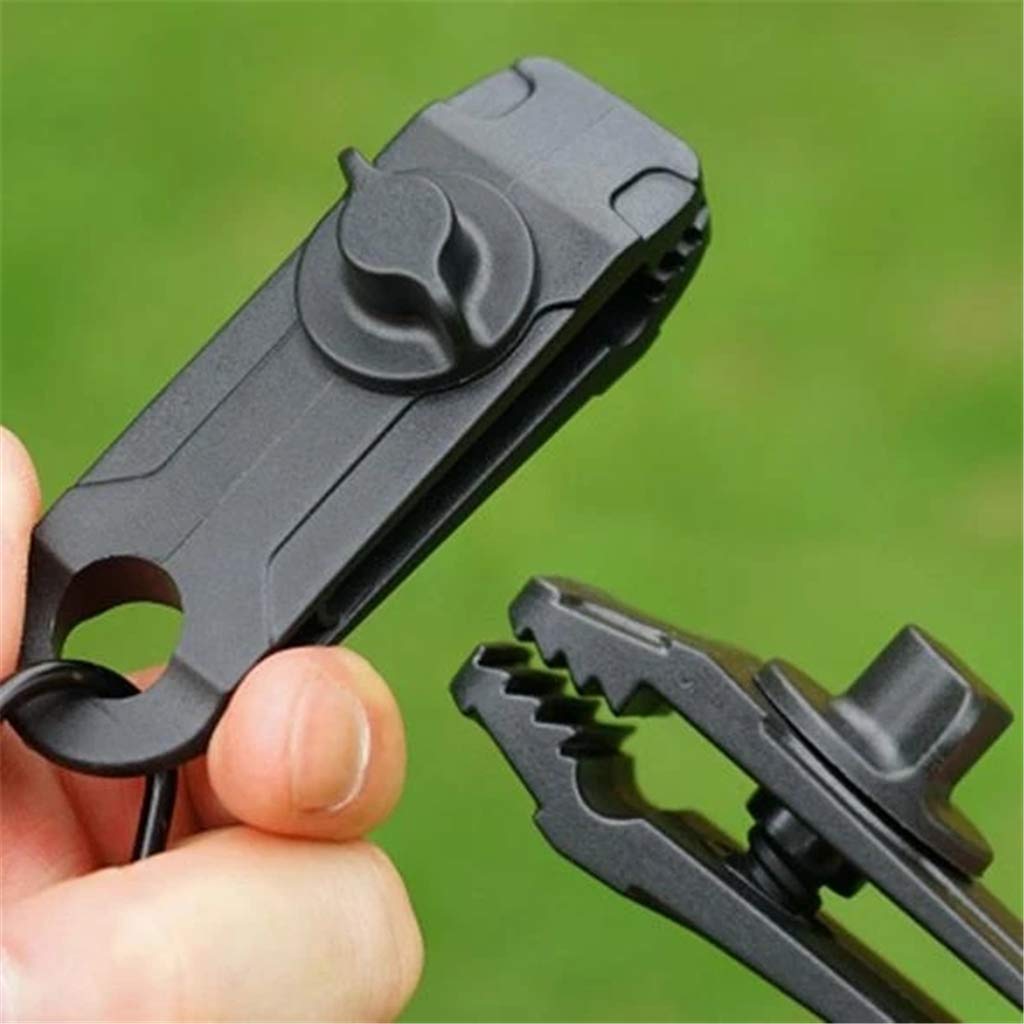 Heavy Duty Reusable Linoleum & Tarpaulin Clips with Screws - Durable Fasteners for Camping Tents, Boat Covers, and Outdoor Tarps
