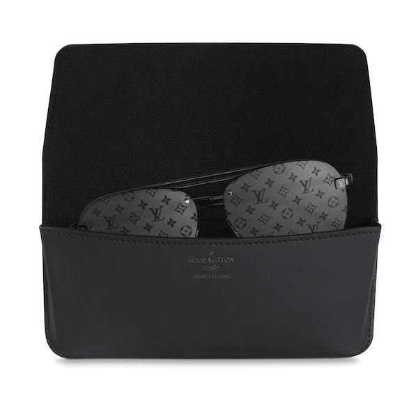LV Monogram Eclipse Black Glasses Case - Stylish & Durable Eyewear Storage for Travel & Everyday Use