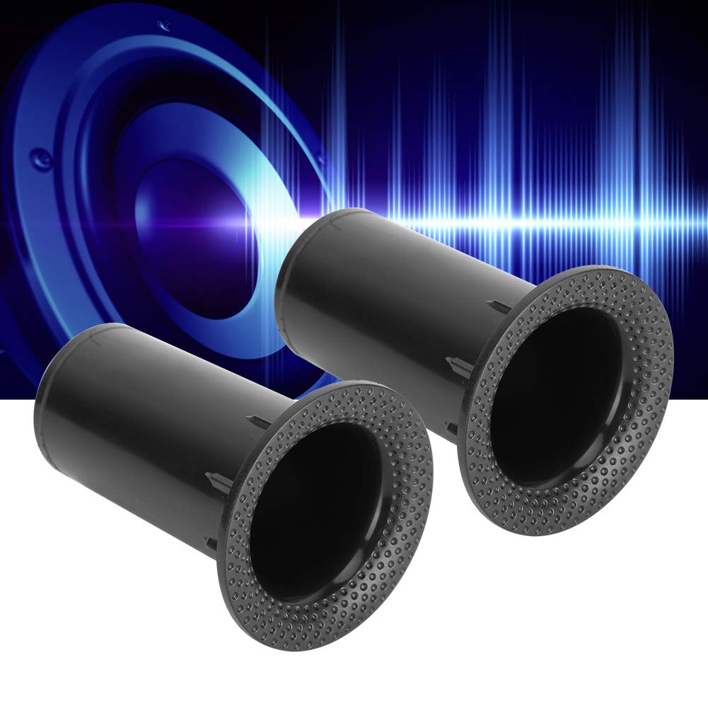 Durable Woofer Connector Tube - High-Quality Inverter Speaker Vent Port for Enhanced Bass Effect | Sturdy & Lightweight Design (3-5 Inch Tube Opening, 80mm Length) | Perfect for Home Theater, Car Audio & DIY Speaker Projects