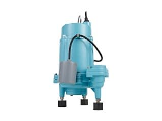 Little Giant 16G-F231-20 1 HP Cast Iron Submersible Grinder Pump - 52 GPM, 230V Single Phase with Automatic Tethered Float Switch - 20-Ft Cord & Plug - Ideal for Sewage Systems, Basement Drainage & Wastewater Management