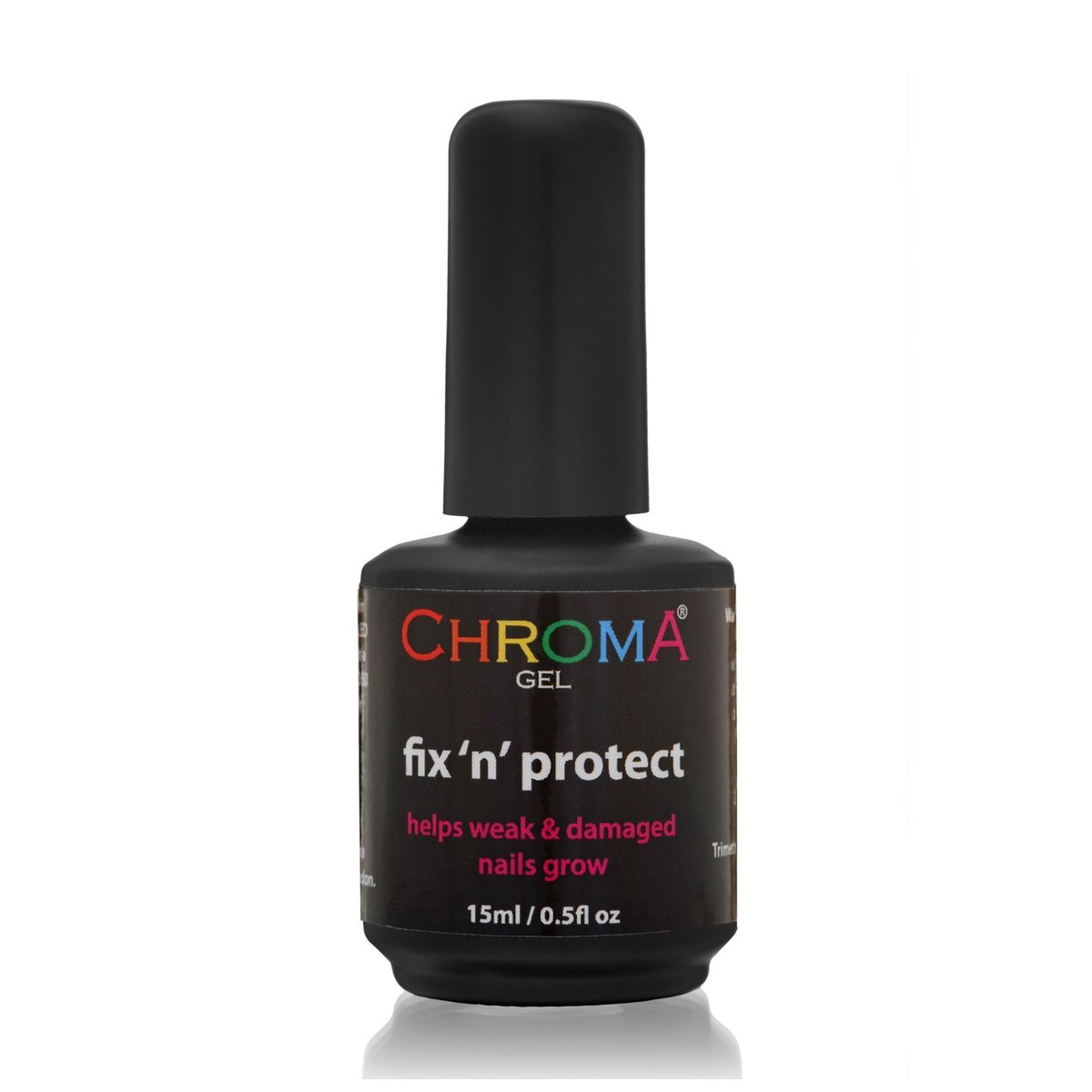 Chroma Gel Fix'n'Protect - Professional Nail Repair Treatment for Stronger, Healthier Nails | At-Home & Salon Use for Damaged, Weak, or Brittle Nails