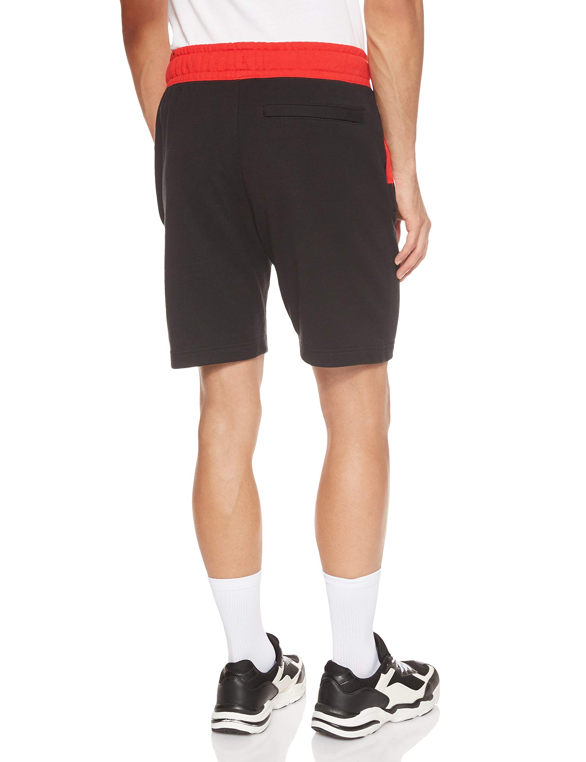 Nike Men's NSW Large Swoosh HBR Shorts AR3161-091 - Size 2XL, Black - Comfortable Athletic Shorts for Running, Gym Workouts & Casual Wear