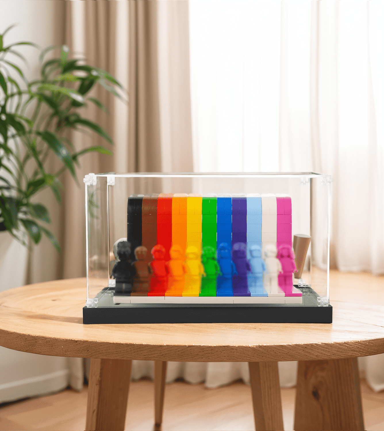 LEGO Everyone Is Awesome 40516 Display Case - Premium Acrylic Showcase for LEGO Set Protection & Collection Display - Perfect for Home Decor, Office Display, and Gift Presentation