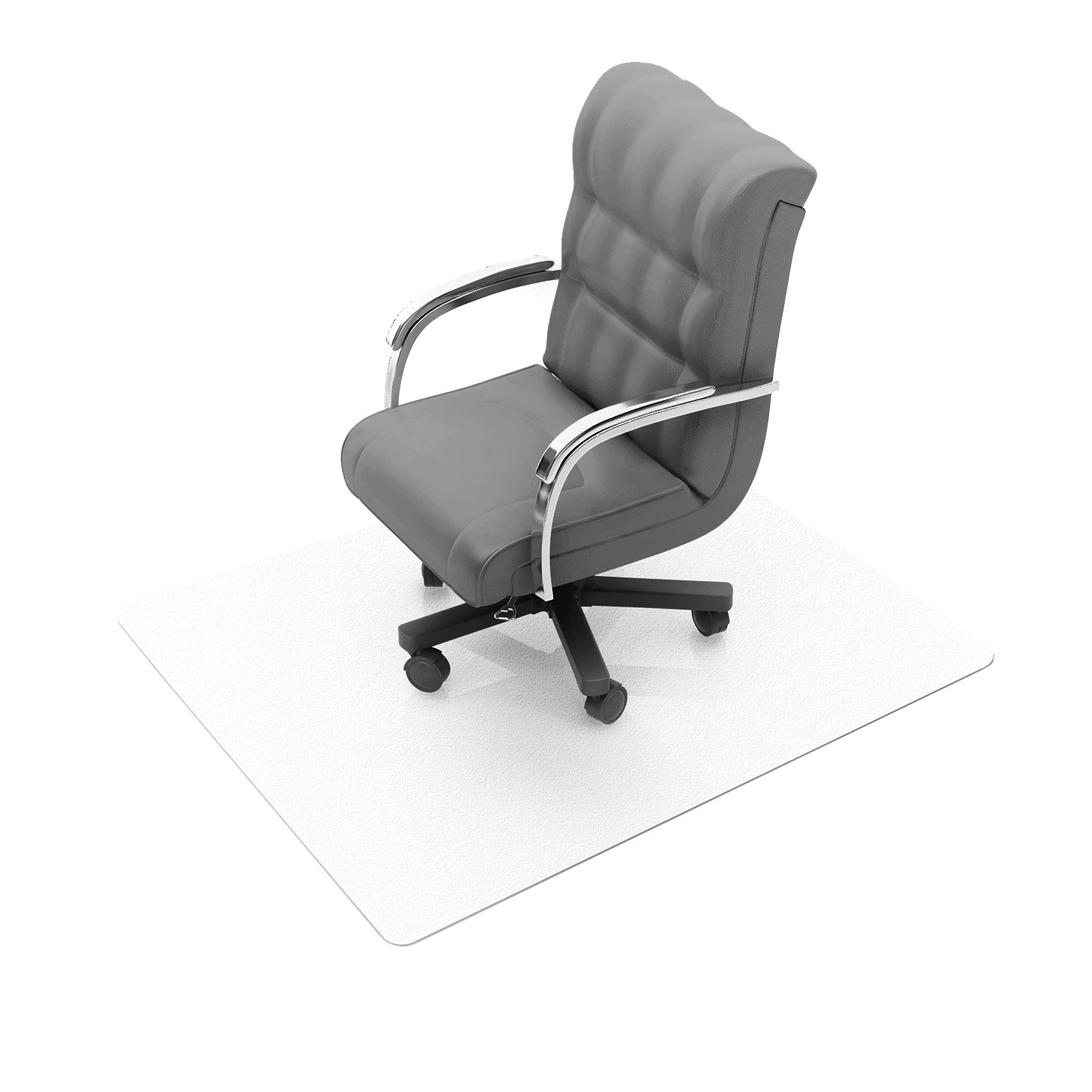 Floortex Cleartex Ultimat Polycarbonate Chair Mat for Hardwood Floors - 48 x 53 Inch Clear Desk Mat - Perfect for Office, Home Workspace & Rolling Chairs