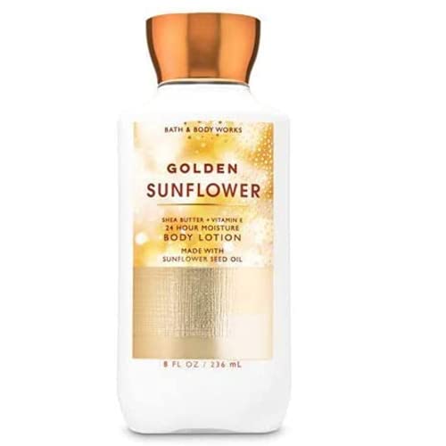 Bath & Body Works Golden Sunflower Body Lotion - 8 oz Moisturizing Cream for Dry Skin | Summer Floral Scent | Perfect for Daily Hydration & Gift Giving