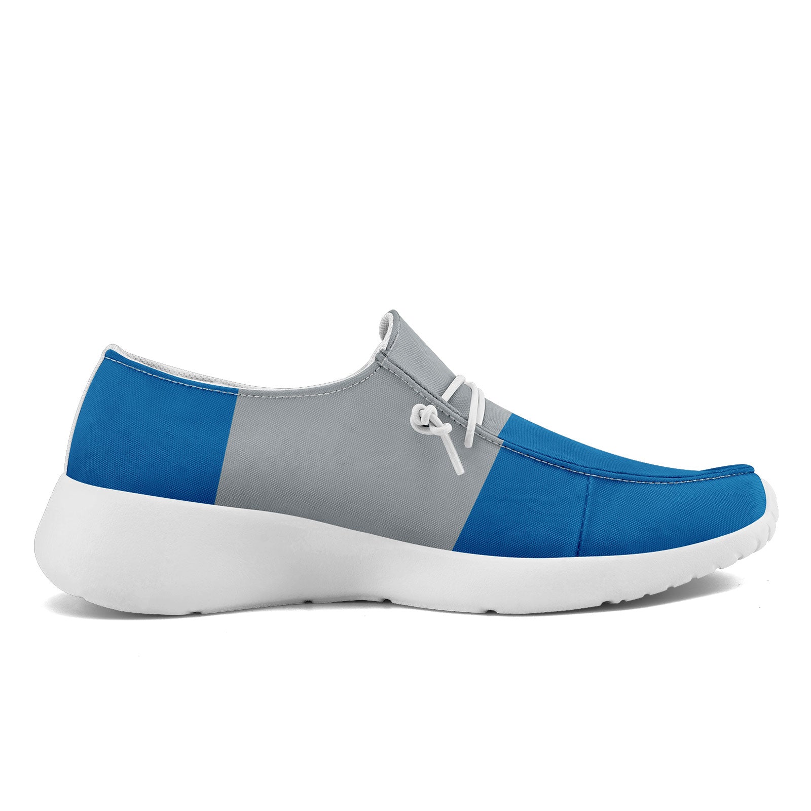 Custom Detroit Blue Gray Personalized Sneakers - Men's/Women's Casual Shoes FN018 D020278 Size 11 - Perfect for Streetwear, Urban Fashion & Everyday Comfort