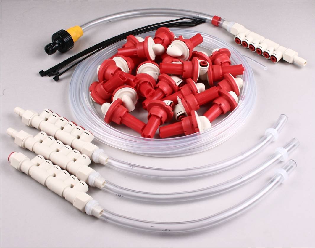 48V Water Injector Spider System - 24 Cell High-Pressure Irrigation String for Agricultural & Landscape Watering | Drip Irrigation Solution for Farms, Gardens & Greenhouses