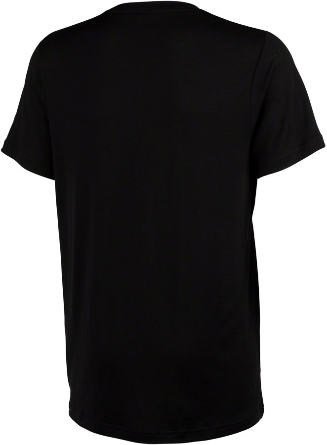 45NRTH Rune Wool T-Shirt - Unisex Thermal Base Layer, Black, X Small - Perfect for Winter Running, Hiking & Outdoor Activities