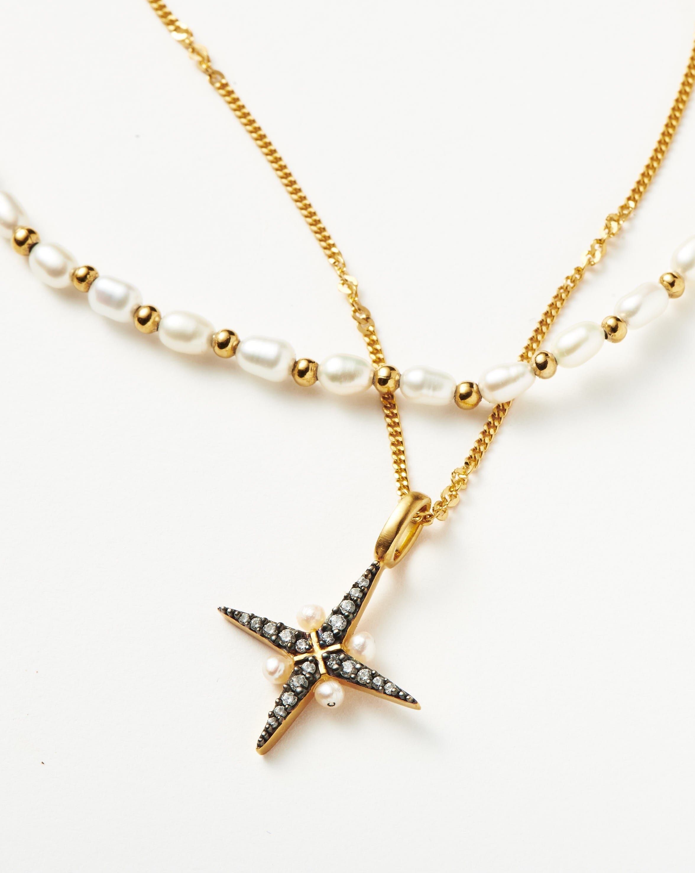 Harris Reed North Star Necklace Set - Elegant Celestial Jewelry for Women, Sterling Silver Constellation Pendant with Chain - Perfect for Gifts, Date Nights & Special Occasions