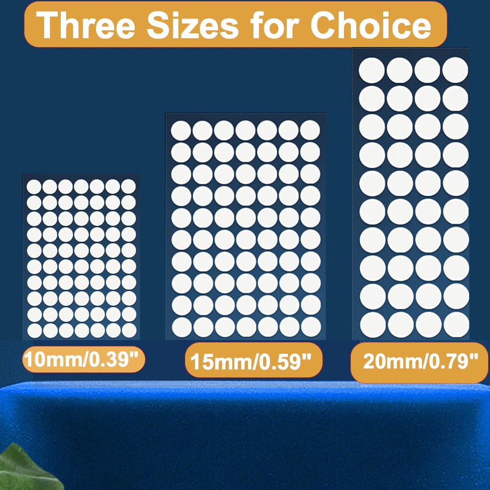 Removable Clear Sticky Dots (300pcs) - Waterproof Double Sided Adhesive for Crafts & Posters