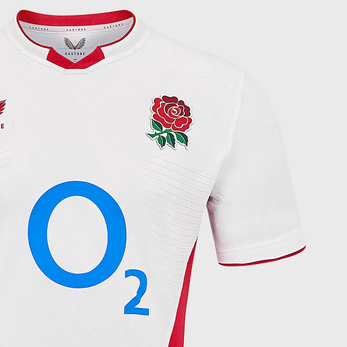 Castore England Men's Home Pro Rugby Shirt 2025/26 - Official Jersey for Rugby Fans & Players - Perfect for Match Days, Training & Sports Events