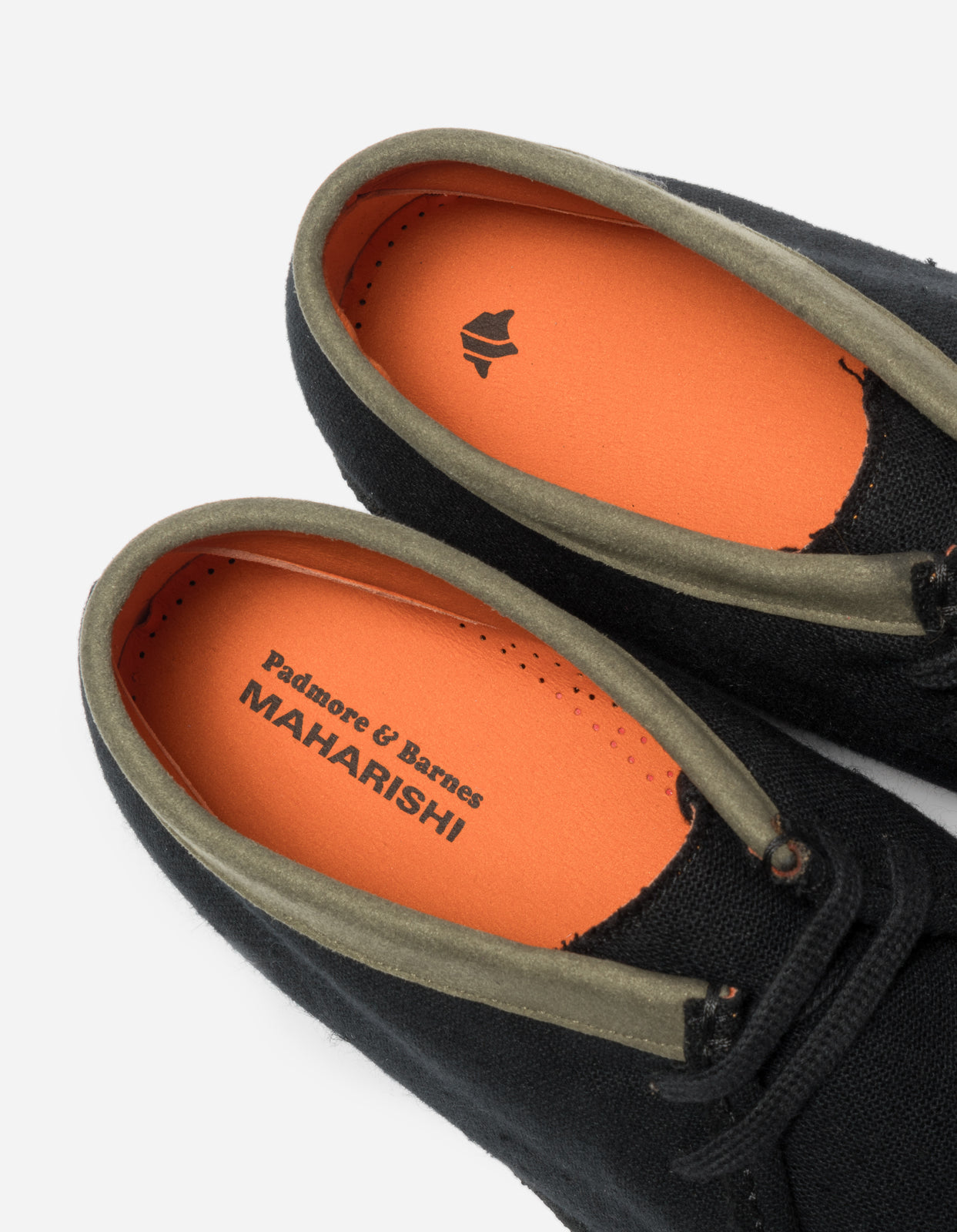 Maharishi Padmore & Barnes P404 VG Black/Olive Sneakers - Men's Streetwear Fashion Shoes for Urban Style & Casual Wear