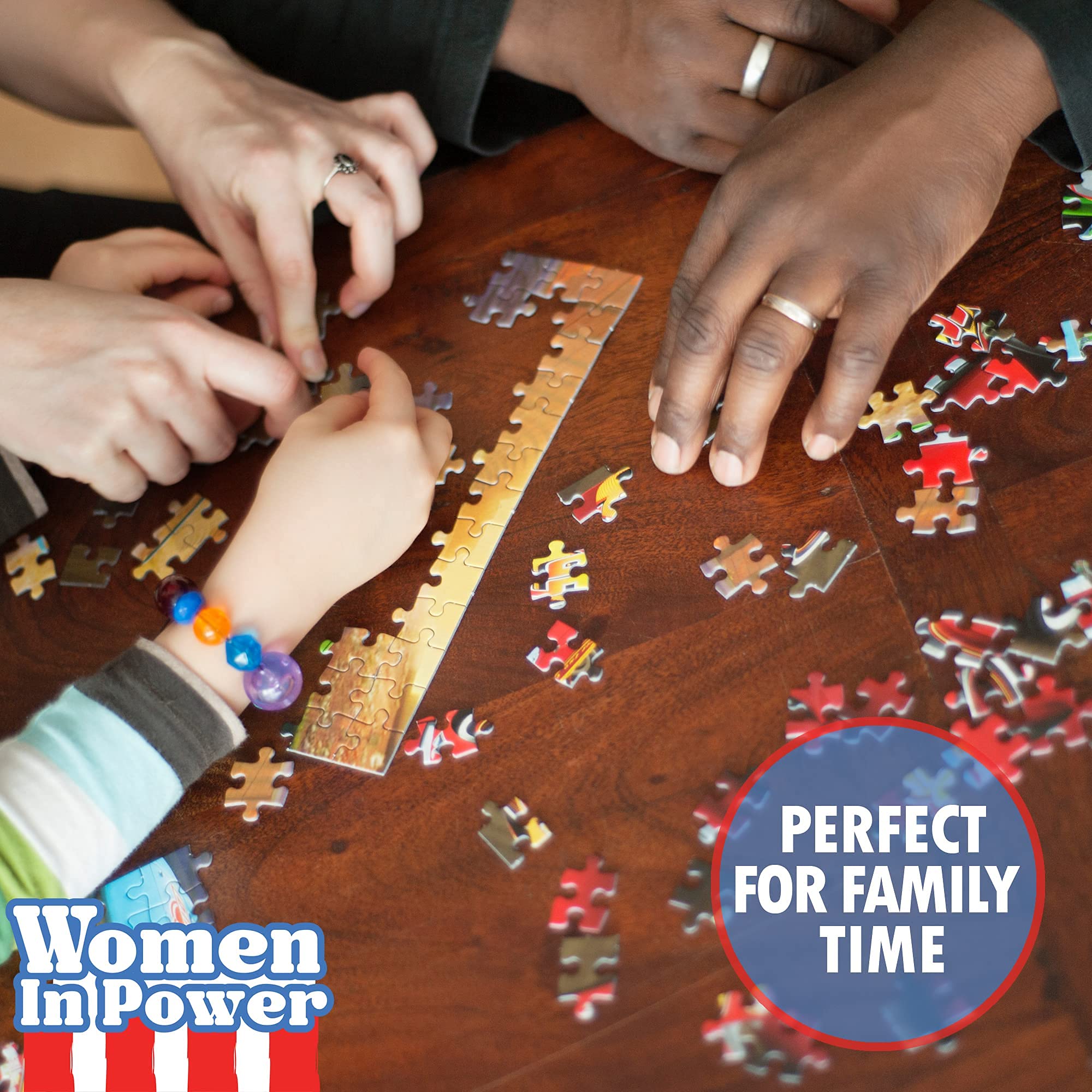 500 Piece Jigsaw Puzzle - Women in Power Collection Featuring Vice President Kamala Harris - 18x24 Inch Educational Puzzle for Kids & Adults - Perfect for Family Game Night, Classroom Activities & Feminist Empowerment Gifts