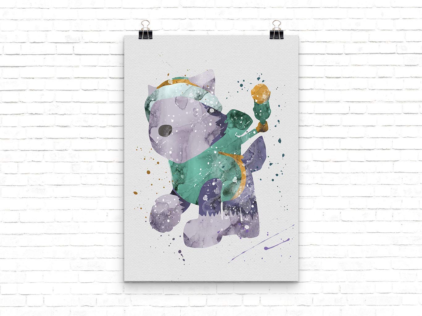 Paw Patrol Wall Art Print - Kids Room Decor & Nursery