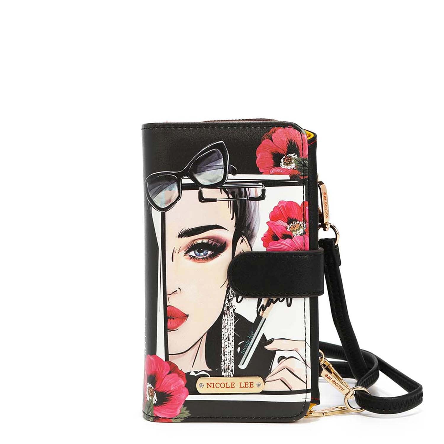 Stylish Trifold Phone Case with Crossbody Wallet - Perfect for Hands-Free Convenience While Shopping, Traveling, or Running Errands
