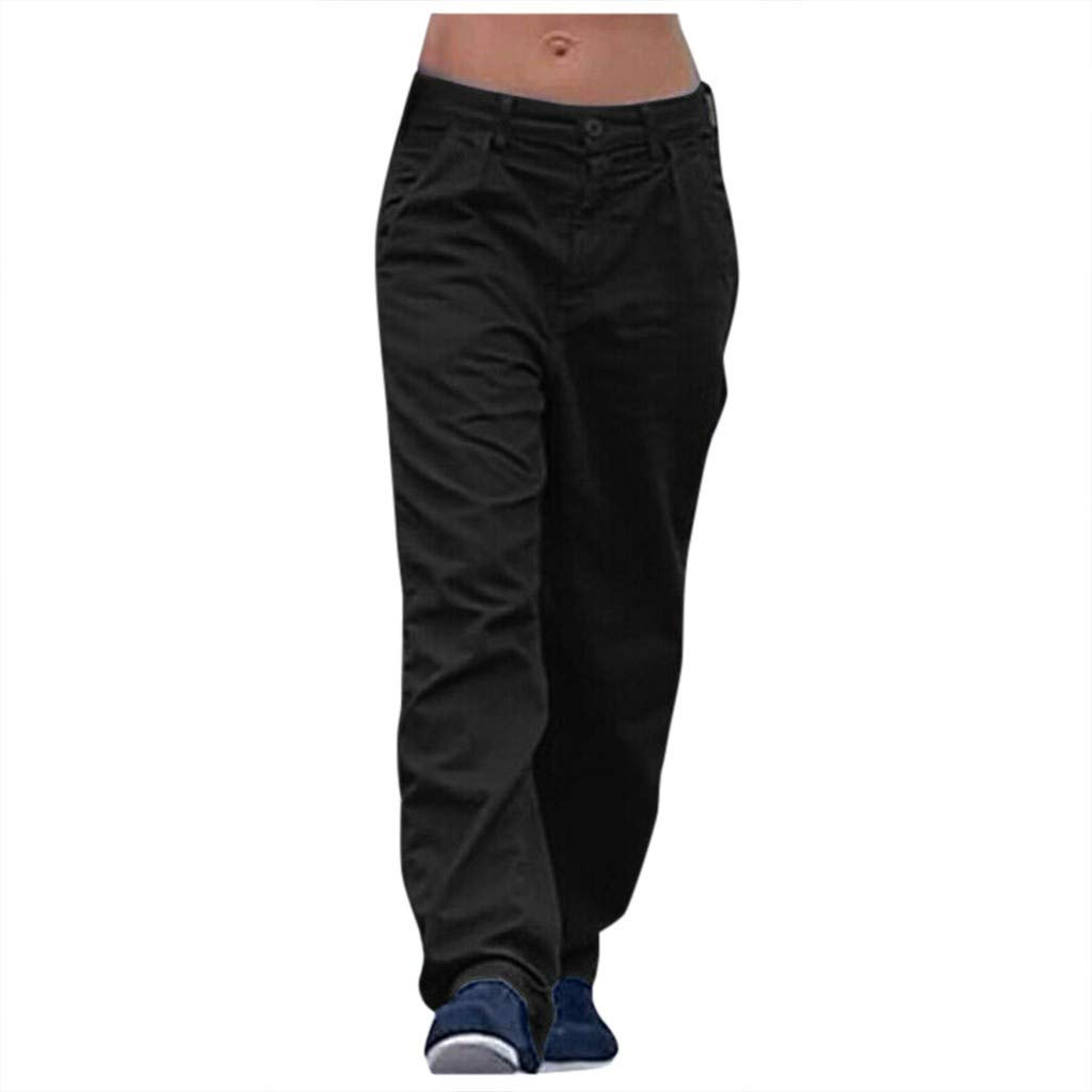Women's Casual Scrub Pants with Pockets - Summer & Fall Basic Work Pants for Nurses & Medical Professionals | Comfortable & Stylish for Hospital Shifts, Clinic Work & Everyday Wear