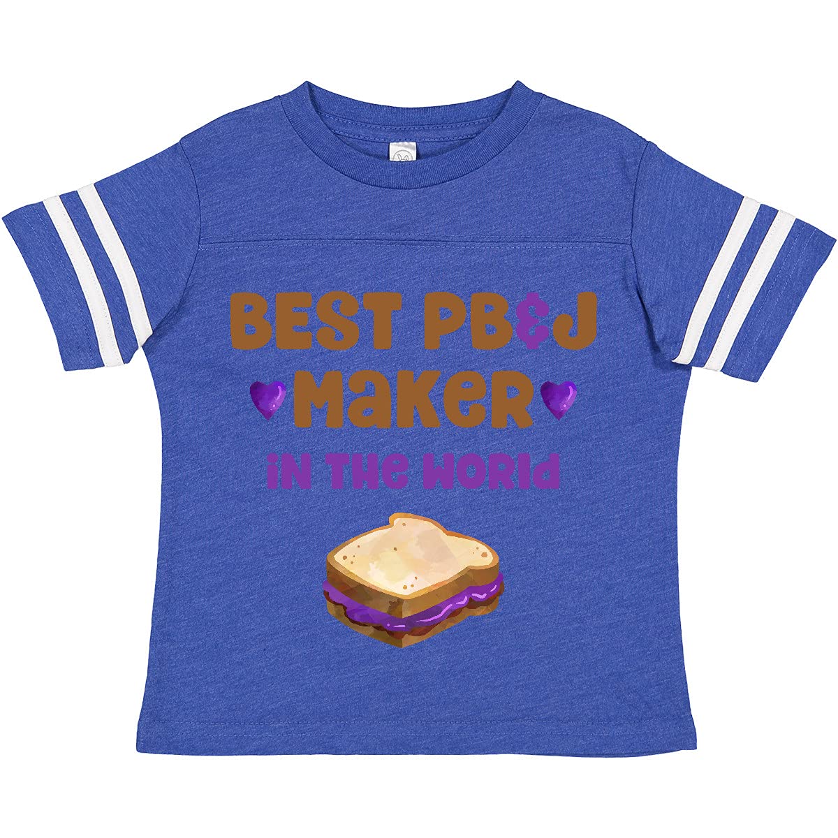 Inktastic World's Best PBJ Maker Toddler T-Shirt - Funny Kids Graphic Tee for Boys & Girls - Perfect for Playdates, School & Family Outings