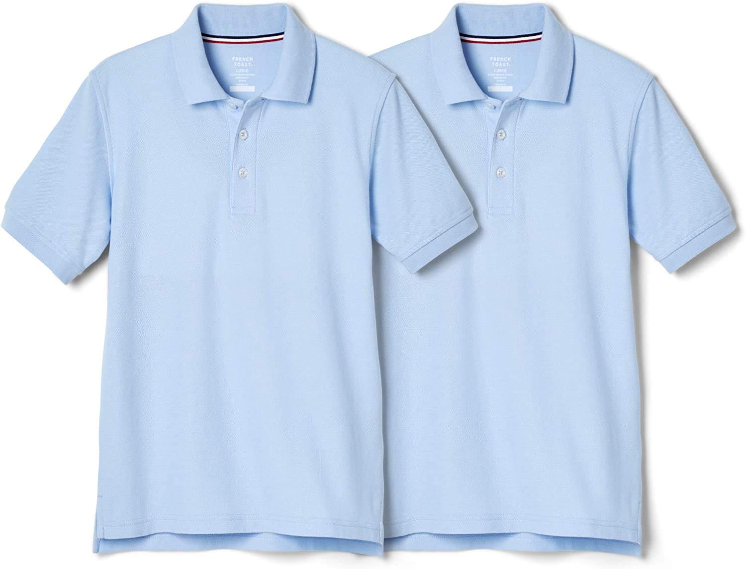 French Toast Boys' 2-Pack Short Sleeve Pique Polo Shirts - School Uniform & Casual Wear for Kids - Perfect for Class, Playdates, and Everyday Comfort