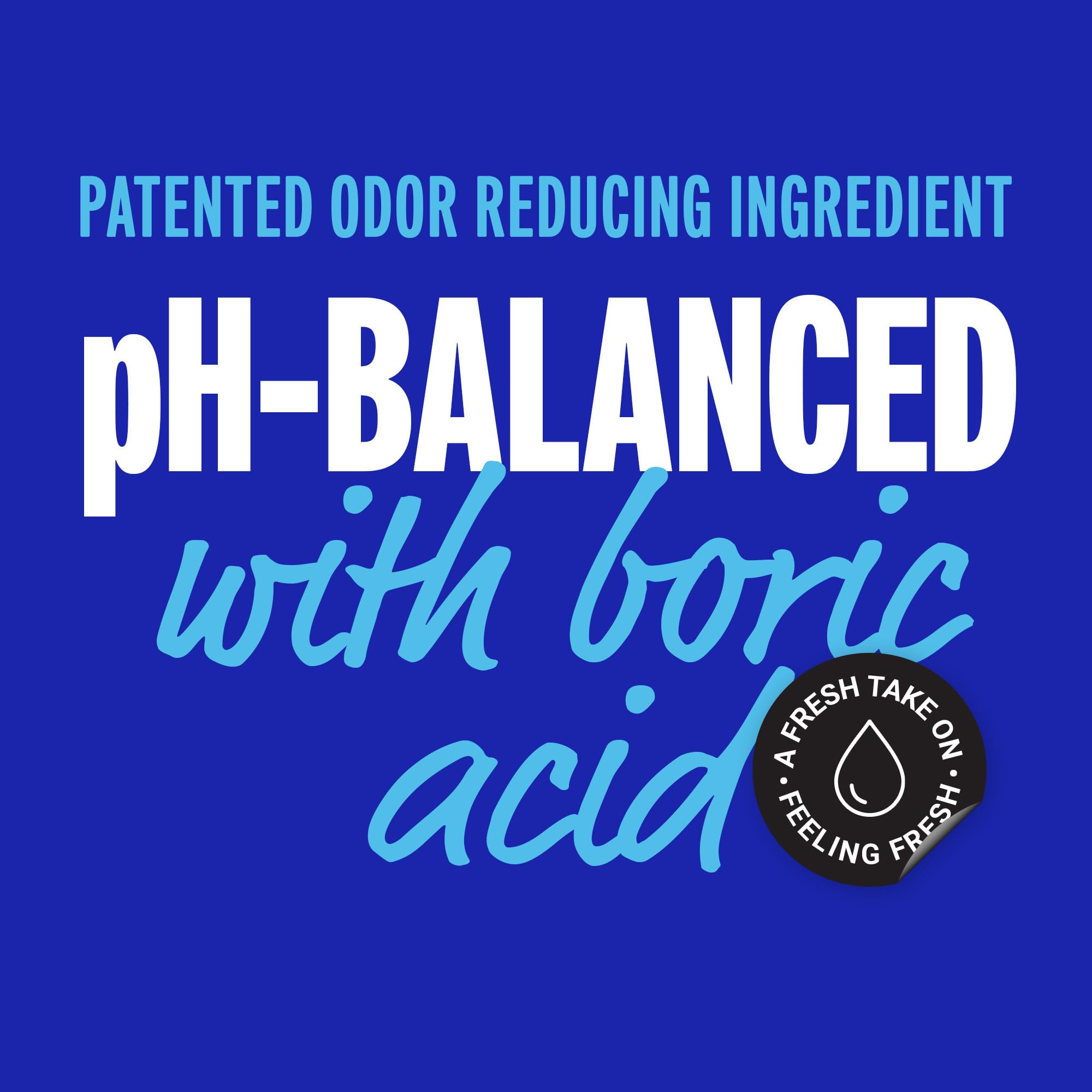 Summer's Eve Feminine Wash with Boric Acid - pH Balance & Odor Control for Women - 15 Fl Oz