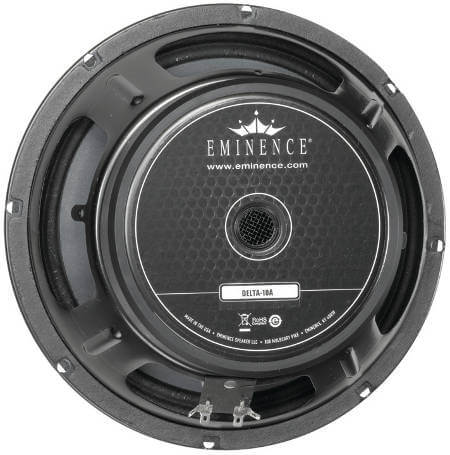 Eminence Delta 10A 8 Ohm 350W Professional Woofer Speaker for PA Systems, Live Sound & Studio Recording - High Power Bass Driver for Guitar Amps & DJ Equipment