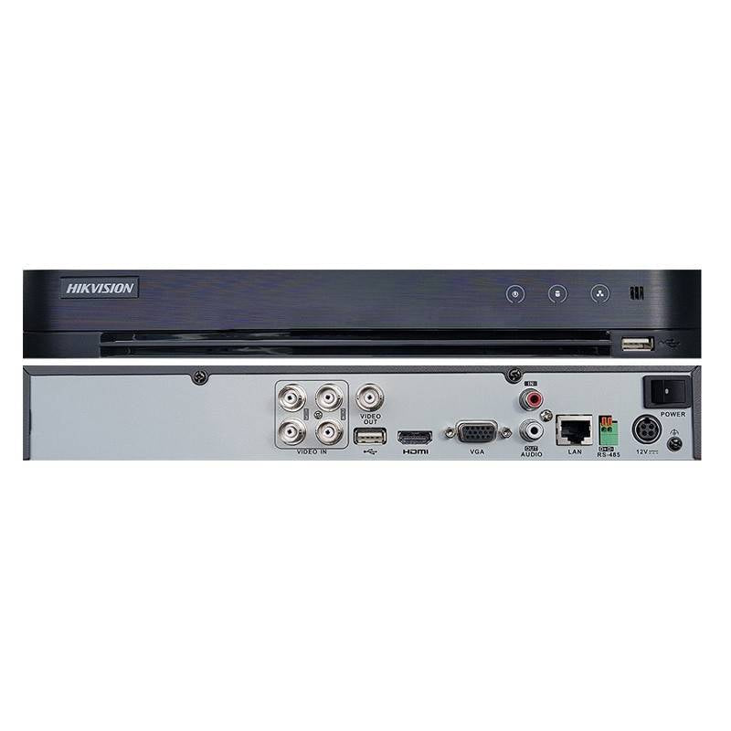 iDS 7204HQHI M1/S(C) AcuSense 4-Channel Hybrid DVR - Supports CVI/TVI/AHD Analog & IP Cameras for Home & Business Security Surveillance