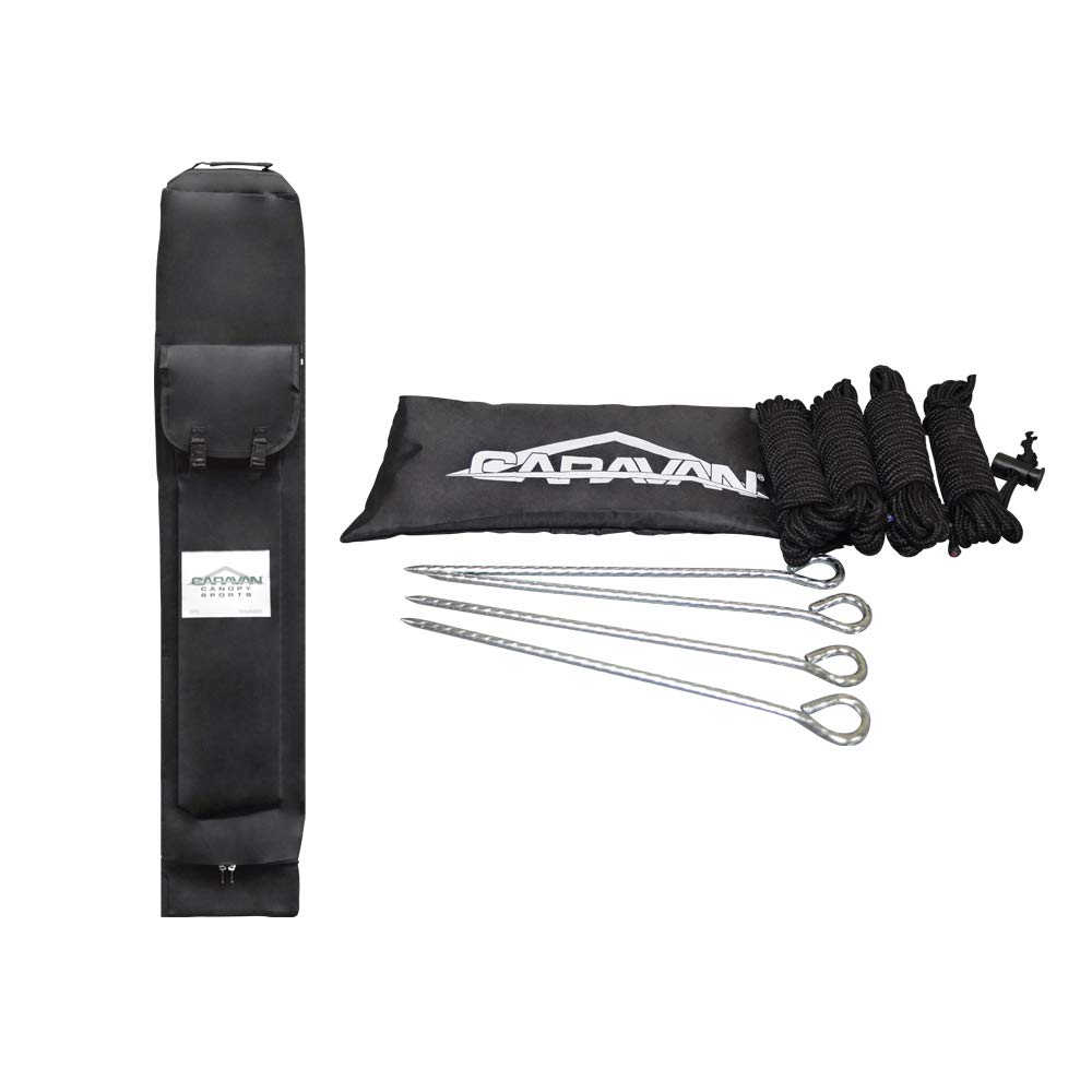 Caravan Canopy DisplayShade 10x10 Pop-Up Canopy – Heavy-Duty Commercial Canopy Tent with Fire-Resistant Fabric & Full Truss Frame | 99% UV Protection, Adjustable Height | Includes Roller Bag & Stakes | Perfect for Outdoor Events, Farmers Markets, Trade Shows & Backyard Parties