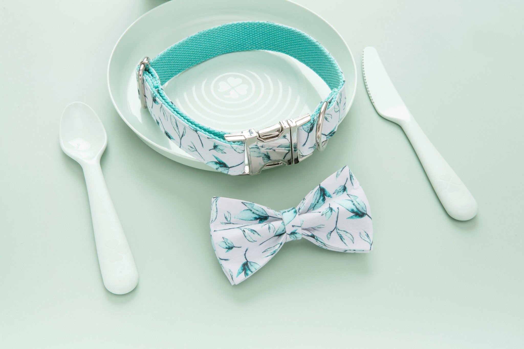 Blue Ivy Dog Collar with Bow - Stylish & Comfortable Pet Accessory for Small & Medium Dogs - Perfect for Daily Walks, Grooming & Special Occasions