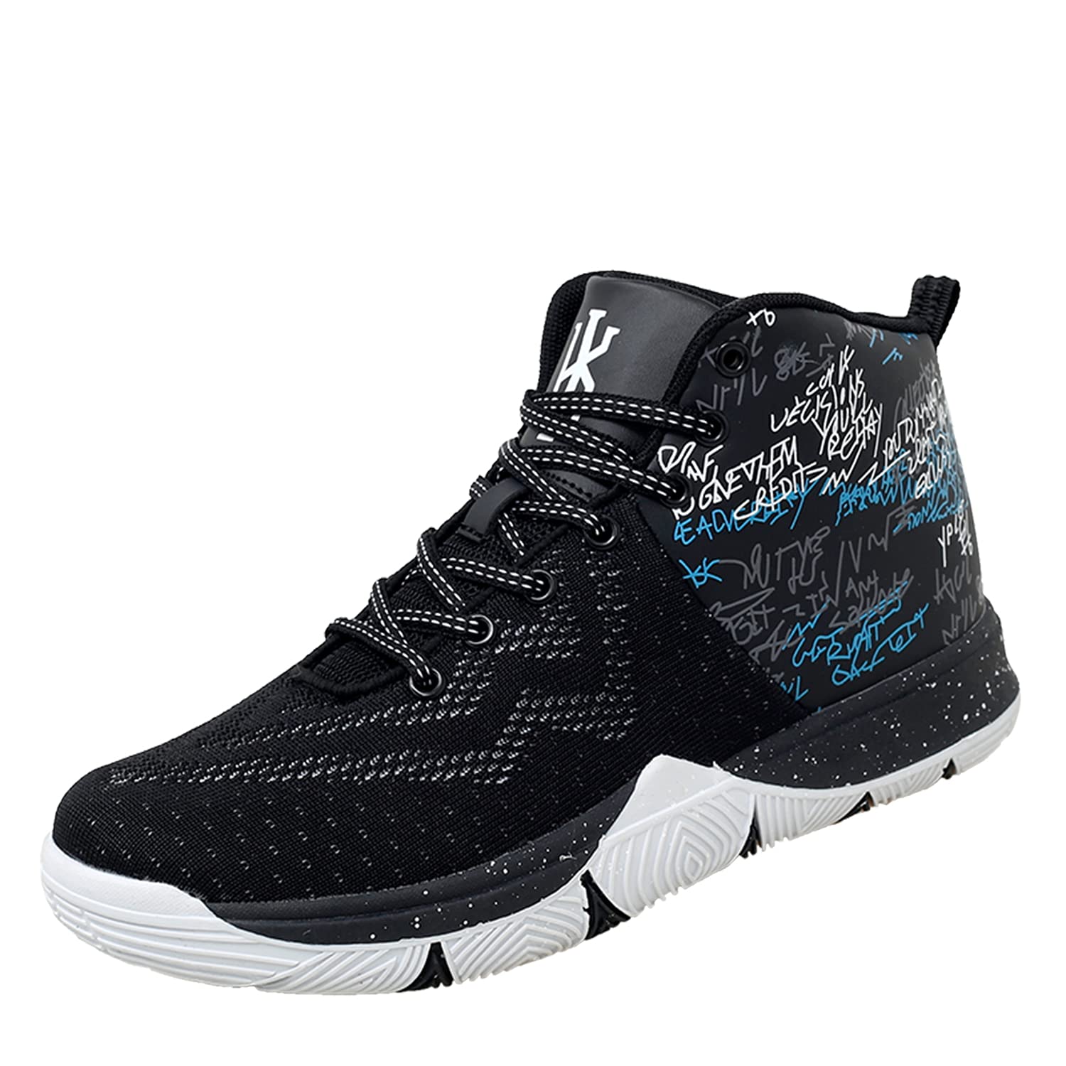 PKQIU High-Top Basketball Shoes for Men - Durable, Non-Slip Sports Shoes for Indoor & Outdoor Court Play - Perfect for Training, Games, and Streetwear Fashion
