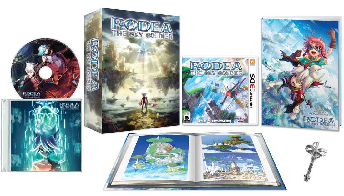 Rodea The Sky Soldier Collector's Edition for Nintendo 3DS - Includes Bonus Key | Limited Edition Action-Adventure Game for 3DS Fans | Perfect for Gaming Collectors and Retro Enthusiasts