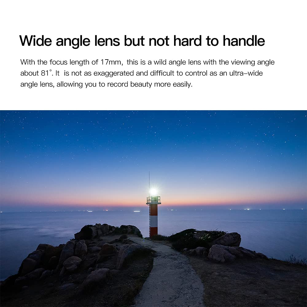 TTArtisan 17mm F1.4 APS-C Manual Focus Wide-Angle Lens for Olympus & Panasonic M4/3 Cameras - Perfect for Landscape, Street & Low-Light Photography