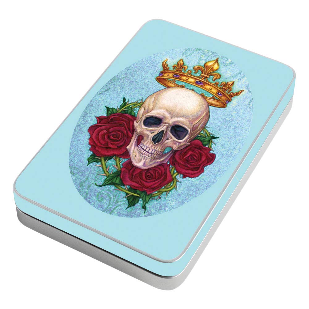 MightySkins Vinyl Decal Wrap Cover Compatible with Lifeprint 3x4.5 Hyperphoto Printer - Fancy Skull Design | Protective & Durable Skin for Personalization | Easy to Apply & Remove | Made in USA | Perfect for Home, Office, and Travel Use
