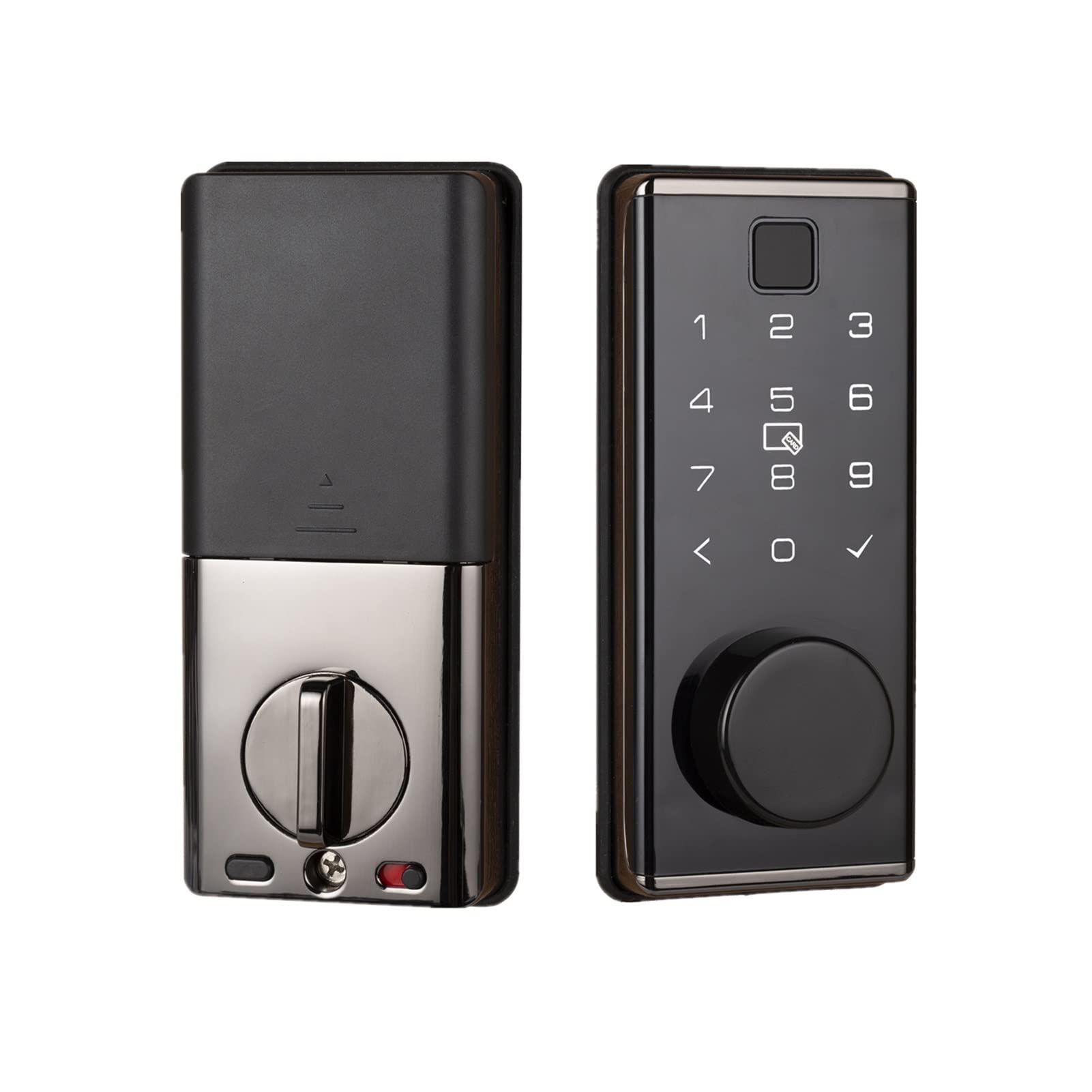 PRMAL F20 Smart Fingerprint Door Lock - Keyless Entry with Bluetooth, APP Remote Control, Automatic Deadbolt & Security Protection - Ideal for Homes, Apartments & Vacation Rentals