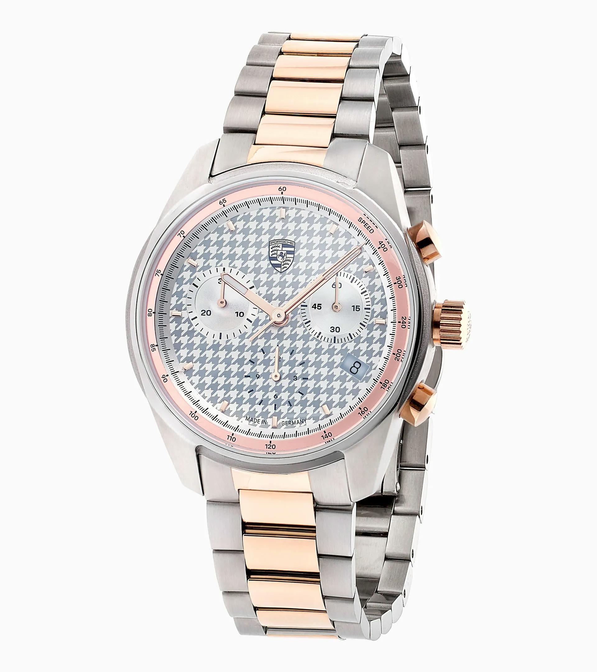 Porsche Women's Chronograph Watch - Stylish Pepita Design for Fashion & Luxury Lovers | Perfect for Daily Wear, Office & Special Occasions