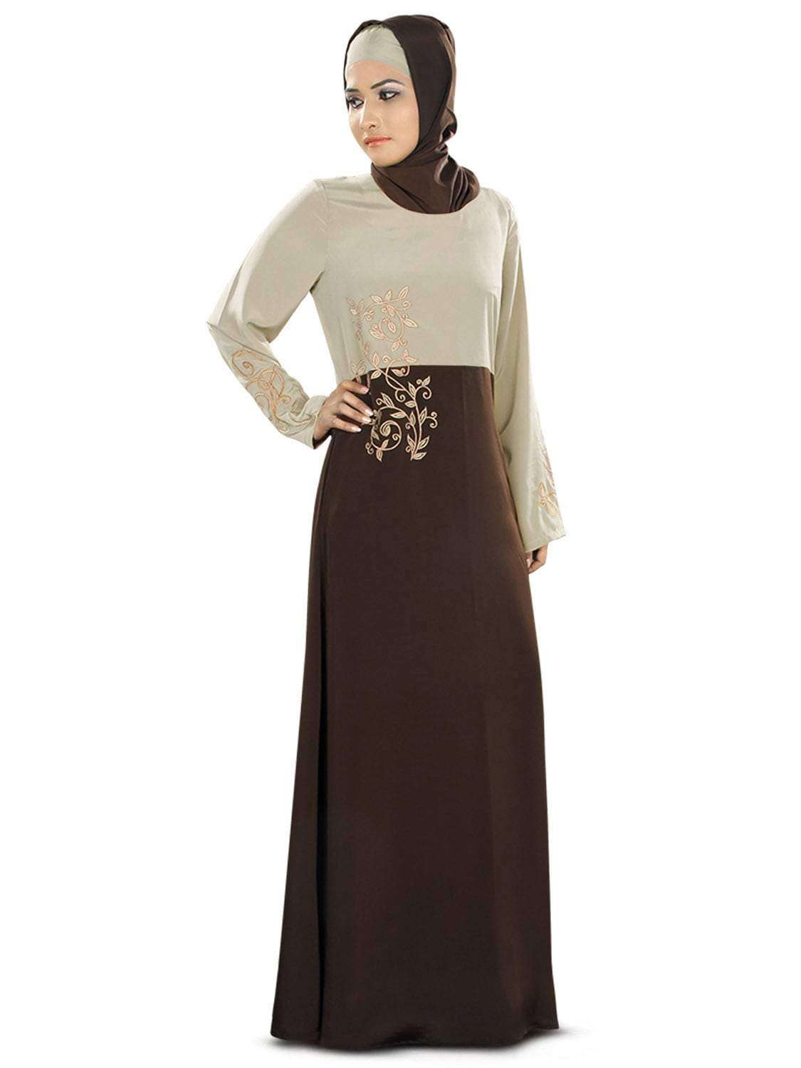 Azizah Abaya - Elegant Muslim Women's Prayer Dress - Perfect for Prayer, Mosque, and Special Occasions